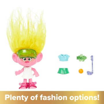 Dreamworks Trolls Band Together Hair Pops Viva Small Doll & Accessories, Toys Inspired By the Movie