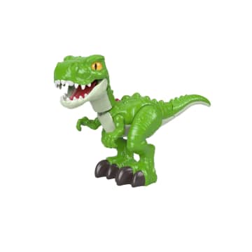 Imaginext Jurassic World T. Rex Dinosaur Toy Set With Dr. Sattler, Dr. Grant & Ian Malcolm, 5 Pieces - Image 4 of 6