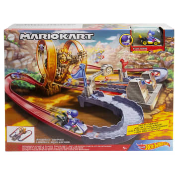 Hot Wheels Mario Kart Bowser's Castle Chaos Track Set