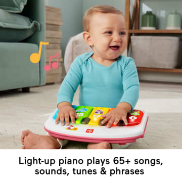 Fisher-Price Kick & Play Deluxe Sit-Me-Up Seat Portable Baby Chair & Learning Toy, Pink