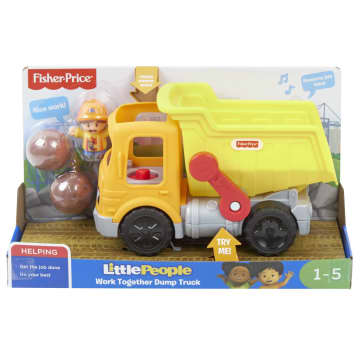 Fisher-Price Little People Camion à Benne Travail en Équipe - Image 6 of 6