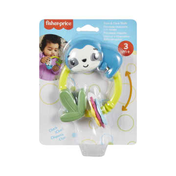 Fisher-Price Baby Sonaja para Bebés Sensimals Perezoso