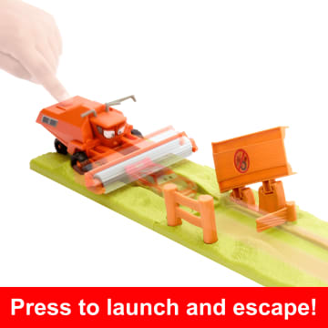 Disney and Pixar Cars Frank Escape & Stunt Race Playset | Mattel