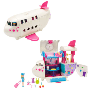 Polly Pocket Set de Juego Jet Aventuras Fabulosas