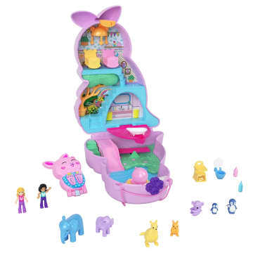 Polly Pocket Sac à Main Mama et Joey Kangourou, 2 Poupées