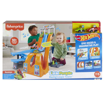 Hot Wheels Racing Loops Tower By Little People - Image 6 of 6