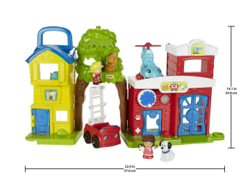 Little People Juguete para Bebés Estación De Rescate De Mascotas