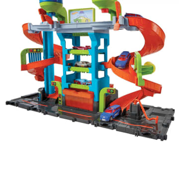 Hot Wheels City Pista de Brinquedo Lava-rápido Mega Torre - Image 5 of 6