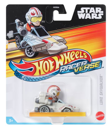 Hot Wheels RacerVerse Veículo de Brinquedo Luke Skywalker no X-Wing