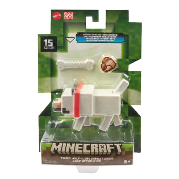 Minecraft Action Figures & Accessories Collection, 3.25-in Scale & Pixelated Design (Characters May Vary)