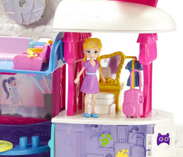 Polly Pocket Set de Juego Jet Aventuras Fabulosas