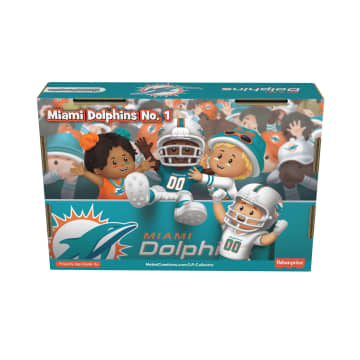 Little People Collector Miami Dolphins Special Edition Set For Adults & NFL Fans, 4 Figures