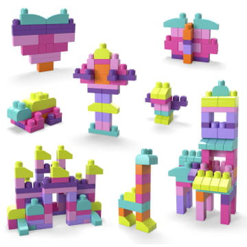 Mega Bloks Sac Rose 80 Briques - Image 5 of 6