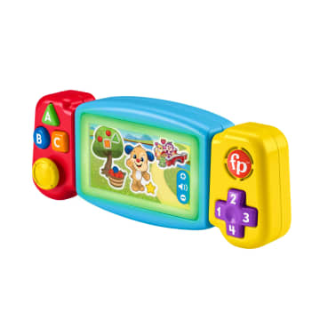 Fisher-Price Aprender e Brincar Brinquedo para Bebês Videogame Portátil Aprende Comigo