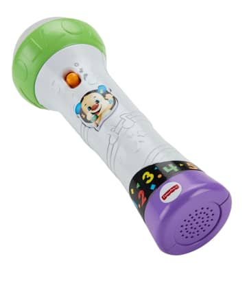 Fisher-Price Ríe y Aprende Juguete para Bebés Micrófono Graba y Canta