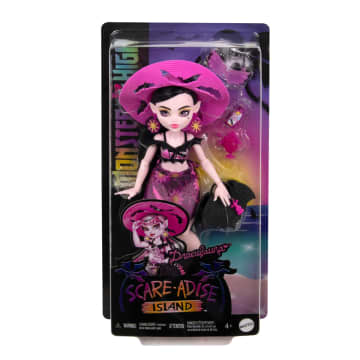 Monster High Scare-Adise Island Draculaura Fashion Doll With Swimsuit & Accessories
