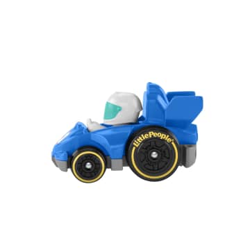 Little People Hot Wheels Juguete para Bebés Vehículo Wheelies Azul de Carreras - Image 4 of 6