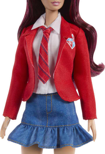 Barbie Roberta Doll Inspired By Rebelde & RBD Wearing Removable School Uniform With Boots & Necktie