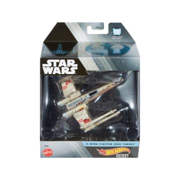 Hot Wheels Collector Veículo de Brinquedo Star Wars X-Wing Vermelho - Imagen 6 de 6