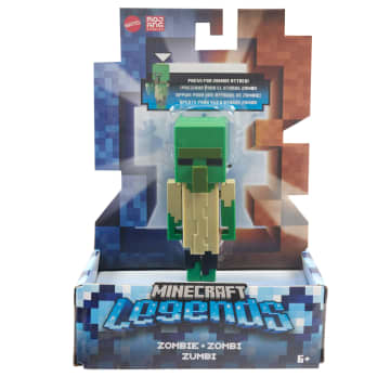 Minecraft Legends Figura de Brinquedo Fidget Zombie de 3.25"