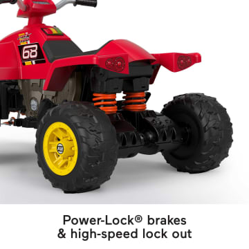 Power Wheels Hot Wheels Ride-On Racing ATV With Multi-Terrain Traction For Off Road, Child 3Y+ - Imagem 5 de 6
