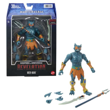 Masters of the Universe Masterverse Figura de Ação Mer-Man Modern de 7"