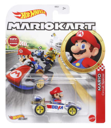 Hot Wheels Mario Kart Veículo de Brinquedo Circuito Especial