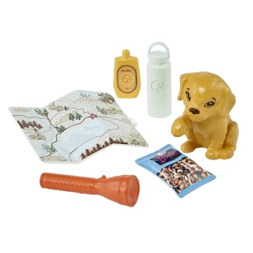 Barbie-Bien-Être-Barbie Part en Randonnée-Coffret Avec Chiot