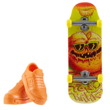 Hot Wheels Skate Veículo de Brinquedo Skateboard RAD & ROTTEN™ com Tênis