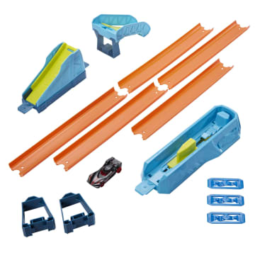 Hot Wheels Track Builder Pista de Brinquedo Pacote de saltos longos
