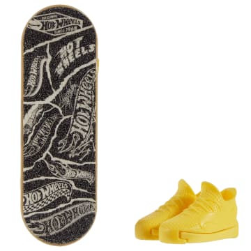 Hot Wheels Skate Veículo de Brinquedo Skateboard CAN’T BEEHIVE™ com Tênis