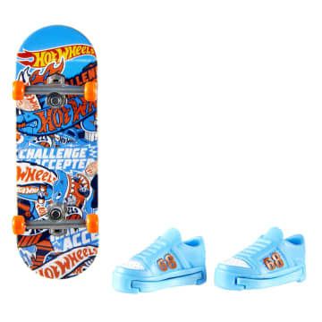 Hot Wheels Skate Vehículo de Juguete Patineta CHALLENGE ACCEPTED™ con Tenis