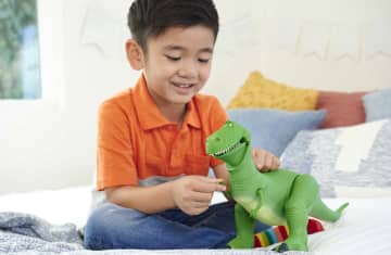 Disney Pixar Toy Story Figura de Acción Rex con Frases y Sonidos 12"