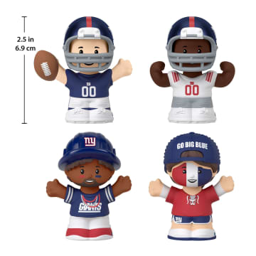 Little People Collector New York Giants Special Edition Set For Adults & NFL Fans, 4 Figures