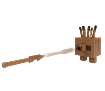 Minecraft Legends Figura de Acción Fidget Golem de Madera de 3.25"