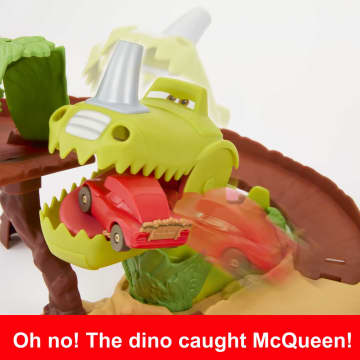 Disney And Pixar's Cars Toys, Dinosaur Playground Playset With Lightning Mcqueen, Cars On the Road - Image 4 of 6