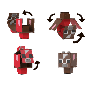 Minecraft Vanilla Figura de Brinquedo Flippin' de 3.75