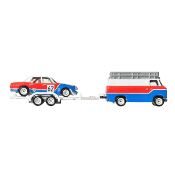 Hot Wheels Collector Vehículo de Colección Rally Van con Trailer