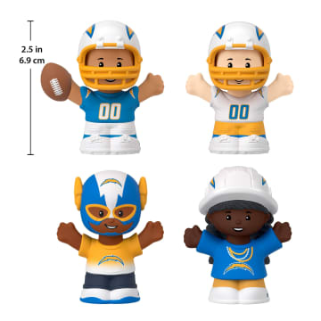 Little People Collector Los Angeles Chargers Special Edition Set For Adults & NFL Fans, 4 Figures - Image 2 of 6