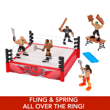 WWE Knuckle Crunchers Rebound Ring Playset | Mattel WWE Knuckle Crunchers Rebound Ring Playset | Mattel
