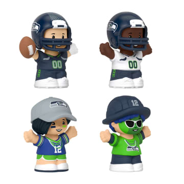 Little People Collector Seattle Seahawks Special Edition Set For Adults & NFL Fans, 4 Figures