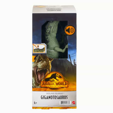 Jurassic World Dinosaurio de Juguete Giganotosaurus de 12" con sonidos