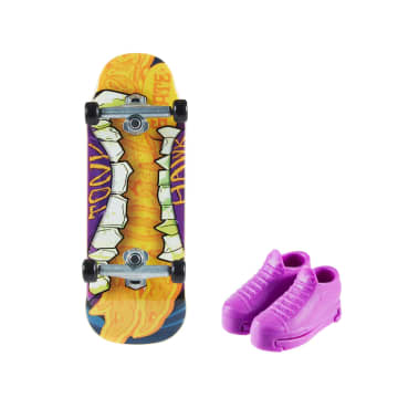Hot Wheels Skate Vehículo de Juguete Patineta Power Chomp™ con Tenis