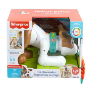 Fisher-Price Brinquedo para Bebês Cachorrinho Engatinha Comigo