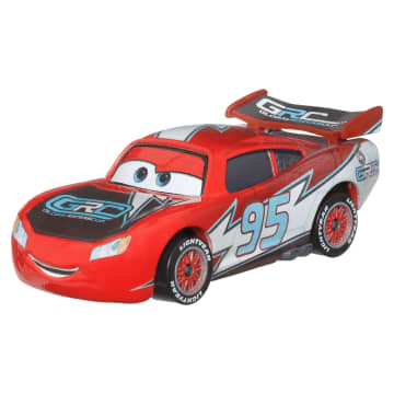 Carros da Disney e Pixar Diecast Veículo de Brinquedo Pacote de 2 Shu Todoroki GRC & Relâmpago Mcqueen GRC - Imagem 2 de 6