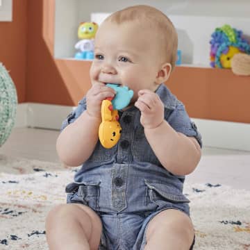 Fisher-Price Baby Chocalho para Bebês Sensimals Leopardo - Imagem 2 de 6