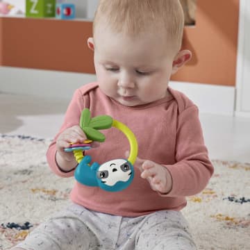 Fisher-Price Baby Sonaja para Bebés Sensimals Perezoso - Imagen 4 de 6