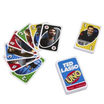 UNO Ted Lasso Card Game, Collectibles Inspired By the Series - Imagem 3 de 6