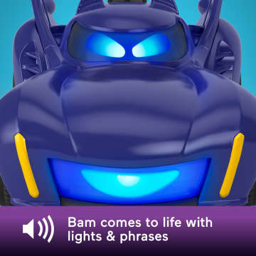 Fisher-Price DC Batwheels Bam the Batmobile Transforming RC, Remote Control Car For Kids 3Y+
