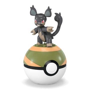 MEGA Pokémon Jogo de Construção Pokébola Alolan Ratata - Imagen 4 de 6
